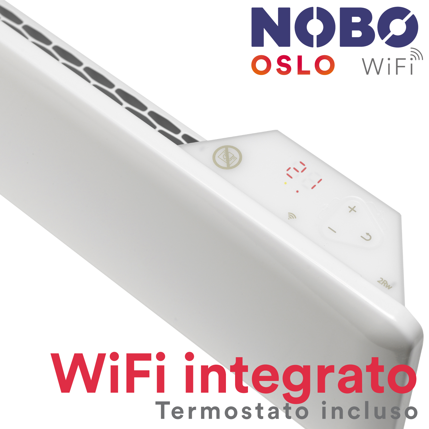 Radiador eléctrico noruego NOBO OSLO WiFi | 1500W | hasta 30 m² - Imagen 4